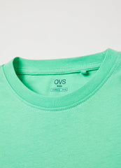 OVS Girls Cotton T-Shirt With Crew Neck