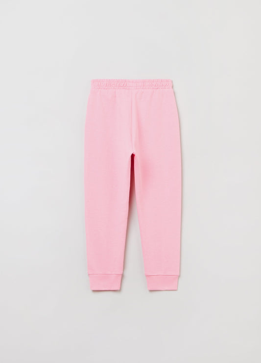 OVS Girls Plush Joggers With Embossed Seams