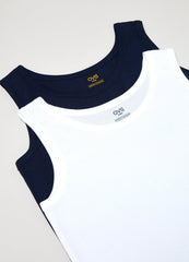 OVS Boys Two-Pack Vests With Round Neck