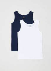 OVS Boys Two-Pack Vests With Round Neck