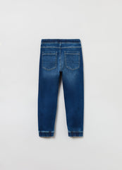 OVS Boys Denim Joggers With Drawstring And Pockets