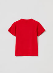 OVS Boys Solid Color Cotton T-Shirt