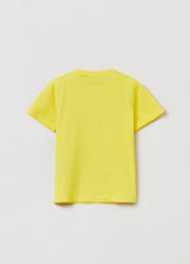 OVS Boys Solid Color Cotton T-Shirt