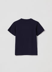 OVS Boys Solid Color Cotton T-Shirt