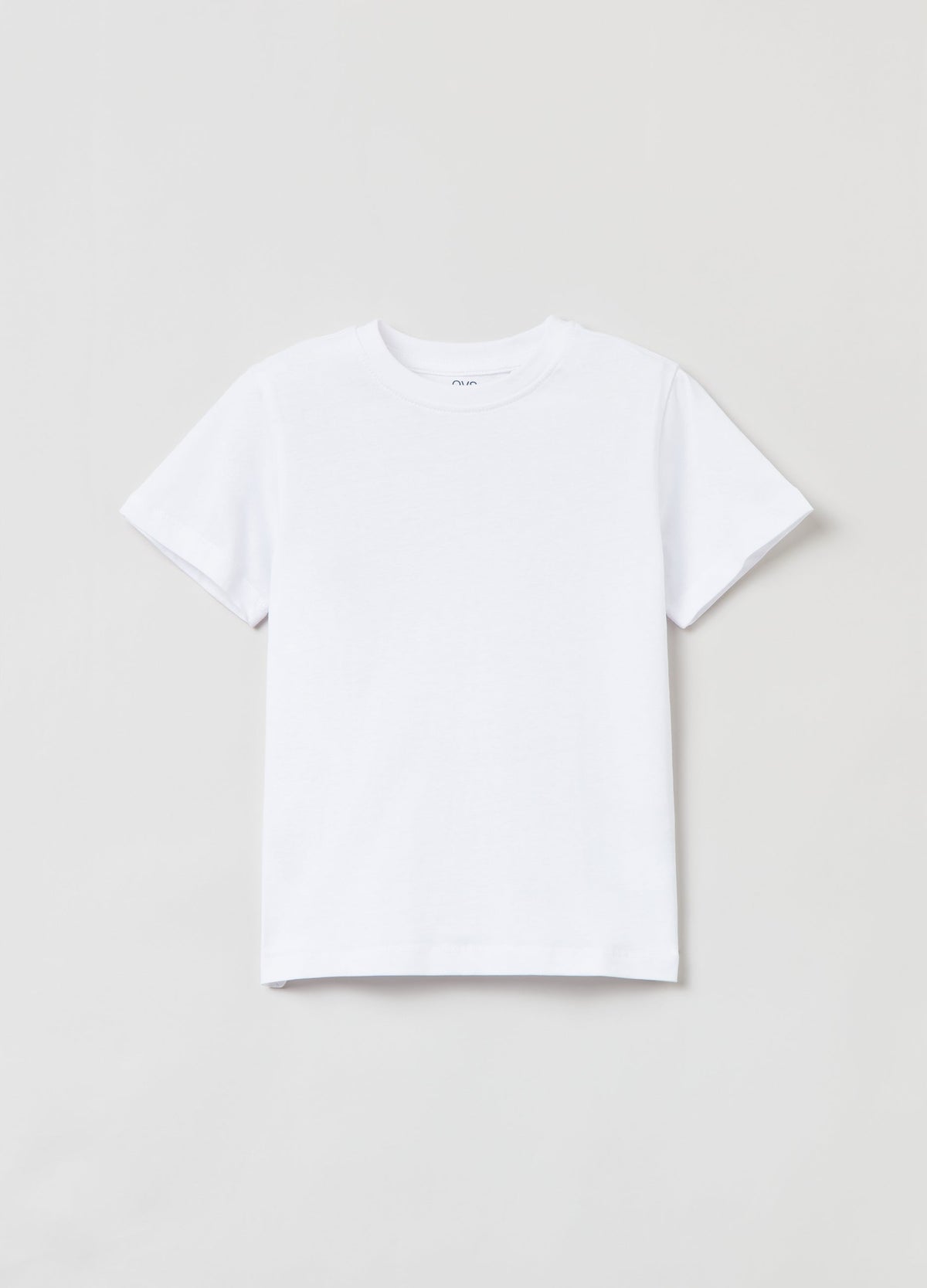 OVS Boys Solid Color Cotton T-Shirt