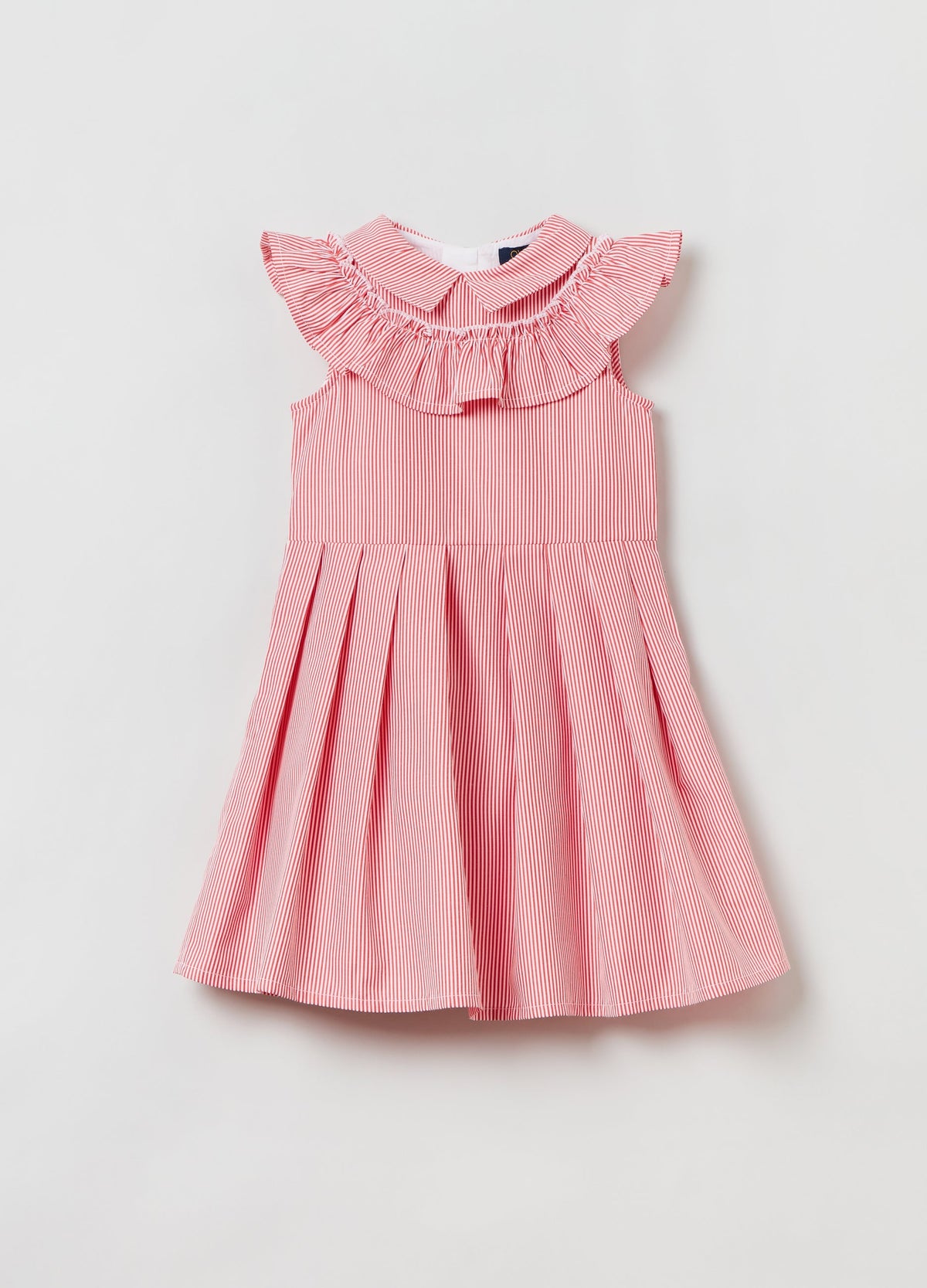 OVS Kids Girl Striped Sleeveless Dress With Ruffles