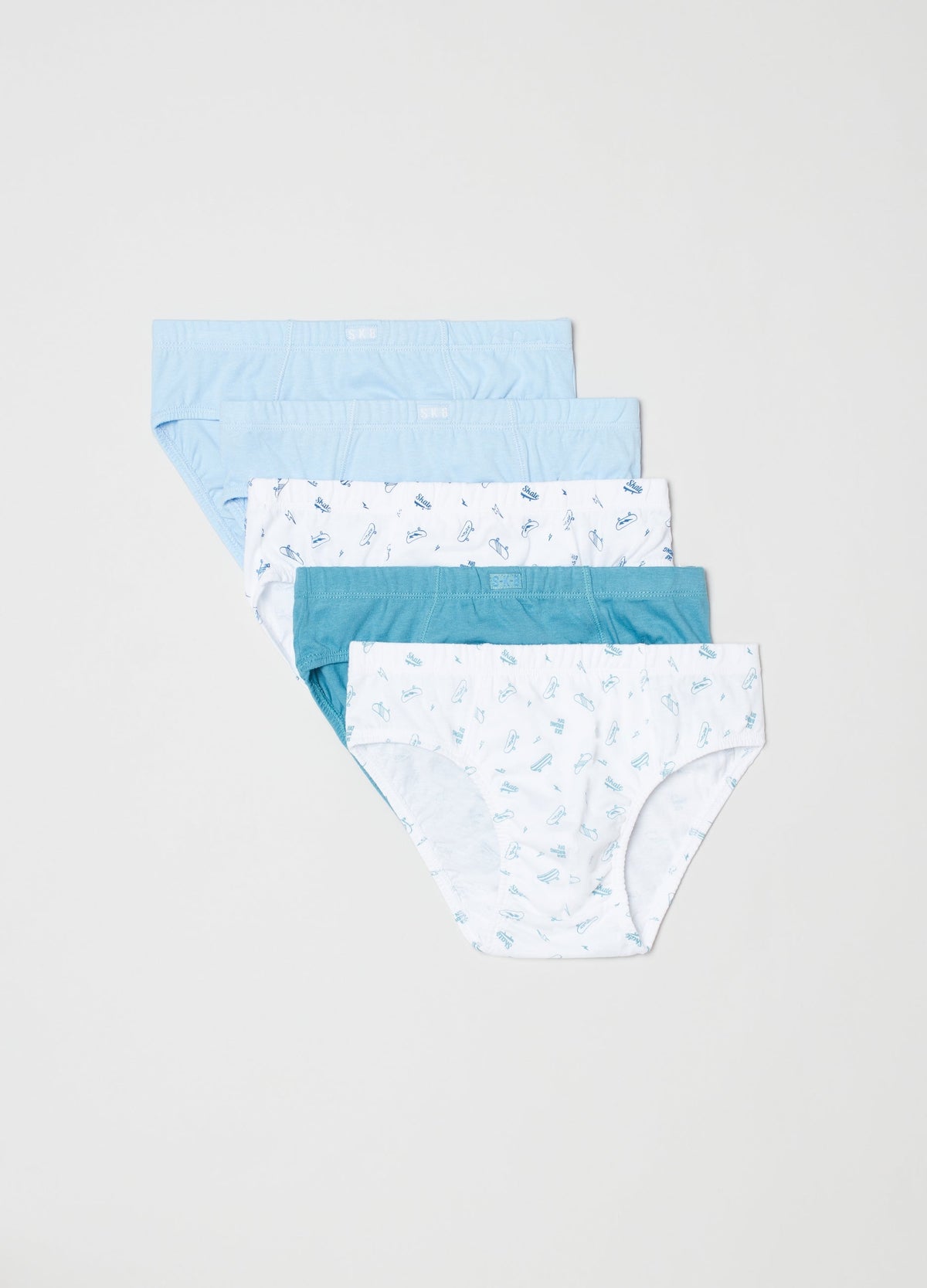 OVS Boys Five-Pack Organic Cotton Briefs