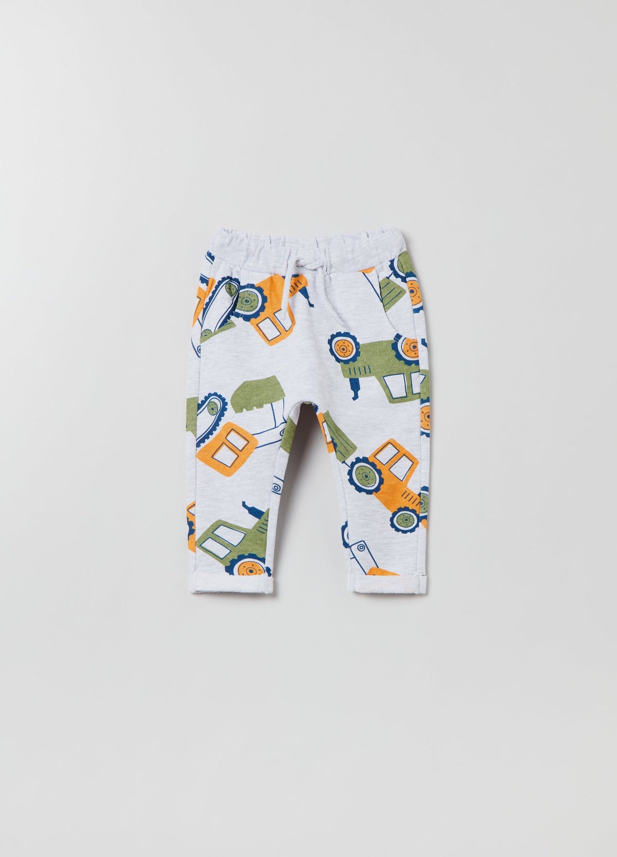 OVS Kids Boy Joggers With Work Vehicle Print