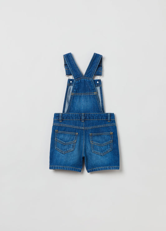 OVS Kids Girl Short Denim Dungarees