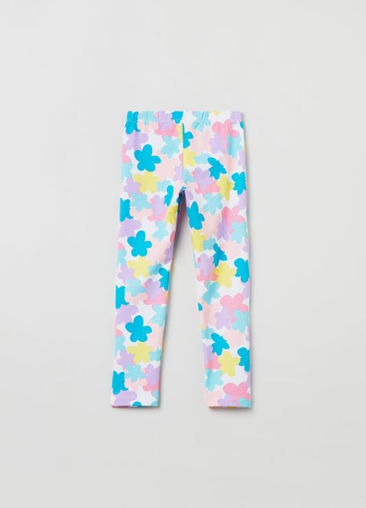 OVS Kids Girl Leggings With Flower Print