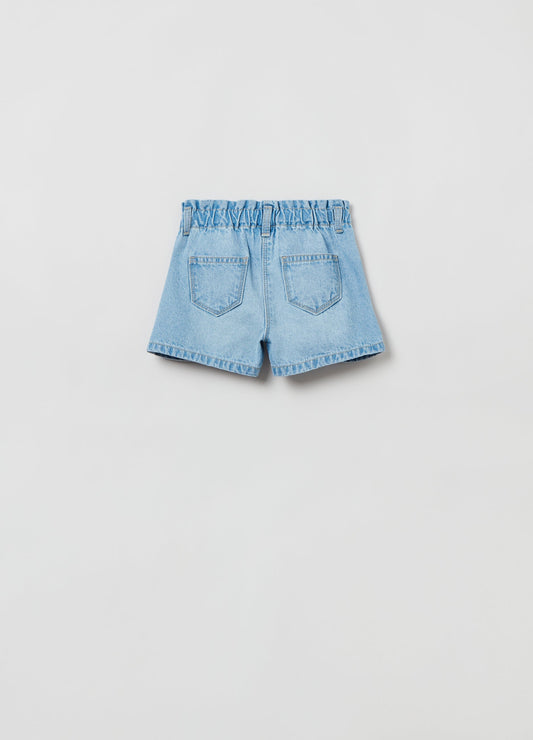 OVS Kids Girl Denim Shorts With Multicoloured Buttons