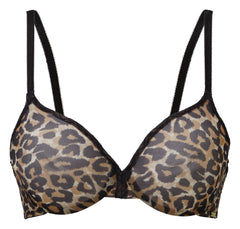 Gossard Glossies Under Wired T Shirt Bra - Animal Print