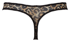 Gossard Glossies Thong - Animal Print