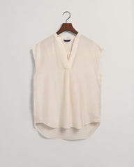 GANT Stand Collar Sleeveless Blouse