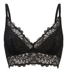 Gossard Swirl Lace Bralette- Black