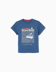 Zippy Cotton T-Shirt For Baby Boys Yacht