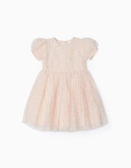 Baby Girl Light Pink Voluminous Tulle Dress