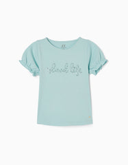 Zippy Cotton T-Shirt For Girls 'Island Life'