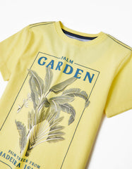 Zippy Cotton T-Shirt For Boys Palm Garden