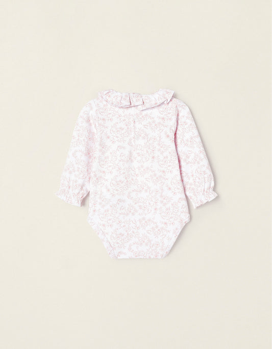 Zippy Floral Bodysuit For Newborn Baby Girls