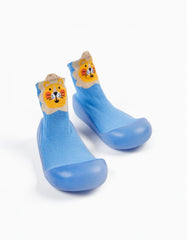 Zippy Baby Boy Blue Night Socks With Rubber Sole