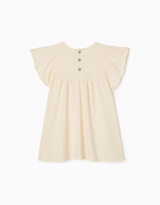 Zippy Cotton T-Shirt With Frills For Girls