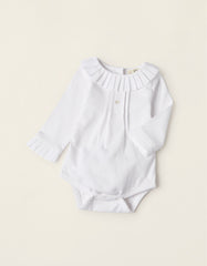 Zippy Bodysuit + Shorts Set For Newborn Baby Girls 'B&S', Gris/Rouge