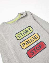 Zippy Baby Boys 'Stop' Long Sleeve T-Shirt