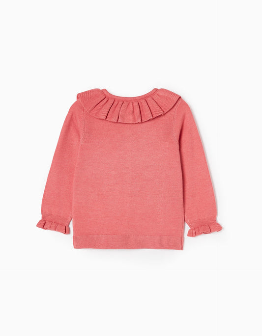 Zippy Baby Girls Cardigan With Ruffles