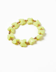 Zippy Girls Beaded Bracelet With Butterflies