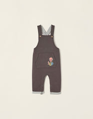 Newborn Dark Grey Dungarees