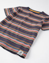 Zippy Striped T-Shirt For Boys 'Native American', Muilticoloured