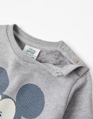 Zippy Baby Boys 'Mickey' Brushed Cotton Sweatshirt