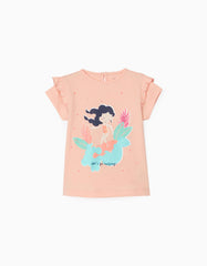 Zippy Baby Girl Coral Short Sleeve T-Shirt