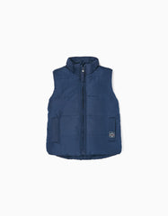 Zippy Baby Boy Dark Blue Padded Gilet