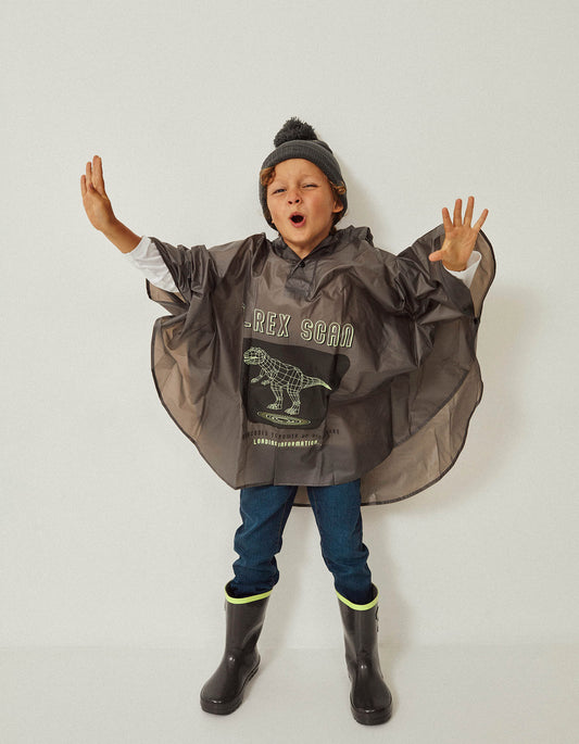 Zippy Boys Dark Blue Poncho