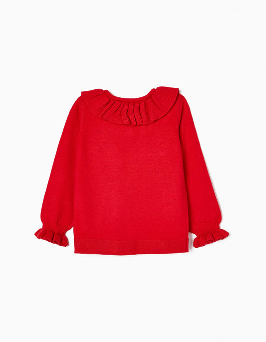 Zippy Baby Girl Red Cardigan