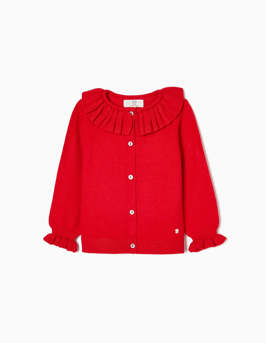 Zippy Baby Girl Red Cardigan