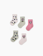 Zippy Baby Girl Five Pack Of Disney Socks