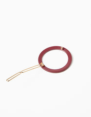 Zippy Girls Brown Round Hair Slide