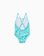 Girls Aqua Green Swimsuit