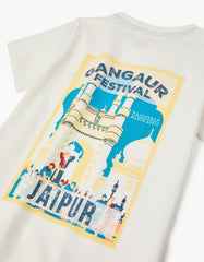 Zippy Cotton T-Shirt And Shorts For Boys Gangaur Festival