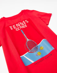 Zippy Boys 'Tennis' Cotton T-Shirt