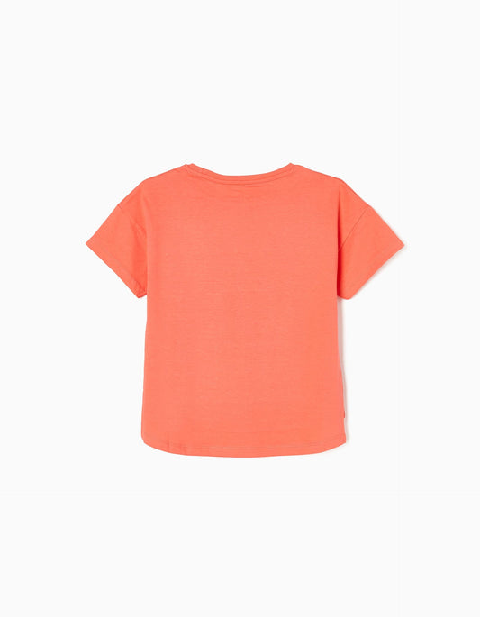 Zippy Girls Coral Short Sleeve T-Shirt