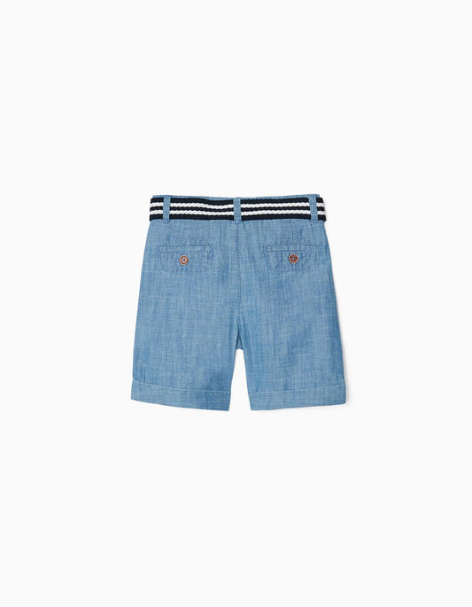 Zippy Shorts With Belt