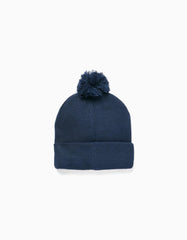 Zippy Beanie With Pom-Pom For Boys 'Mickey', Dark Blue