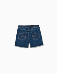 Zippy Denim Short For Baby Boys, Dark Blue