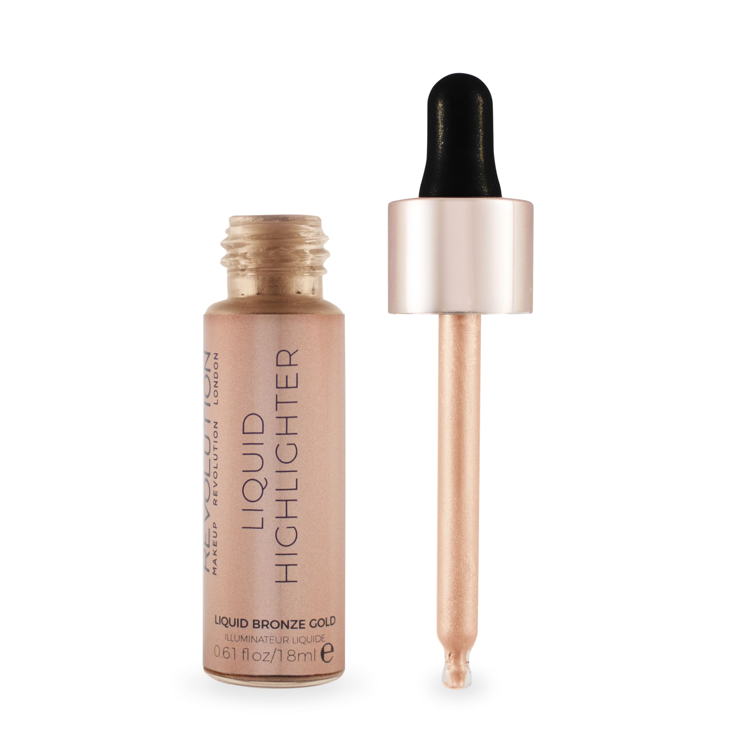 Makeup Revolution Liquid Highlighter Liquid Bronze Gold Default Title