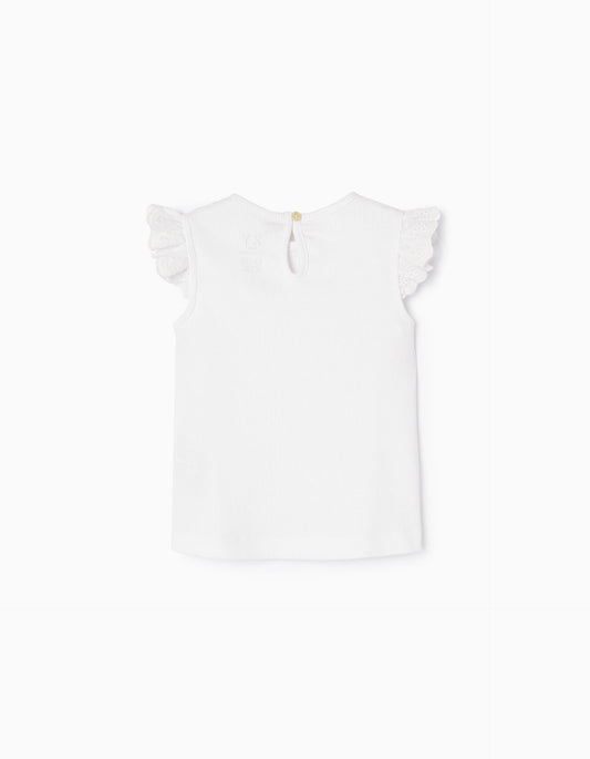 Zippy Cotton Sleeveless T-Shirt For Baby Girls