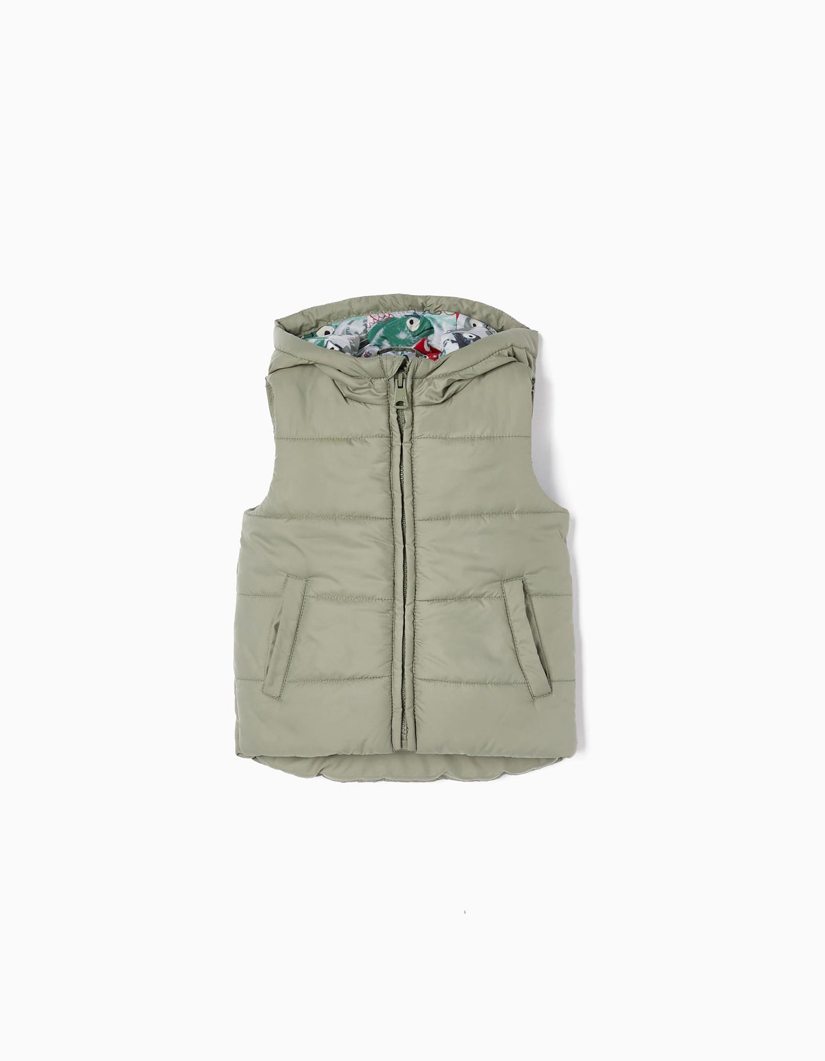 Zippy Baby Boys 'Lizard' Padded Gilet With Hood